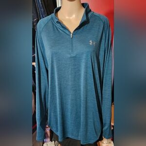 UNDER ARMOUR HeatGear green Activewear sz 2XL Loose
